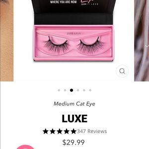 NEW Glamnetic Luxe Medium Cat Eye lashes